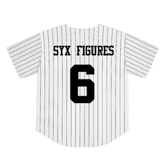 All Wins Striped Baseball Jersey