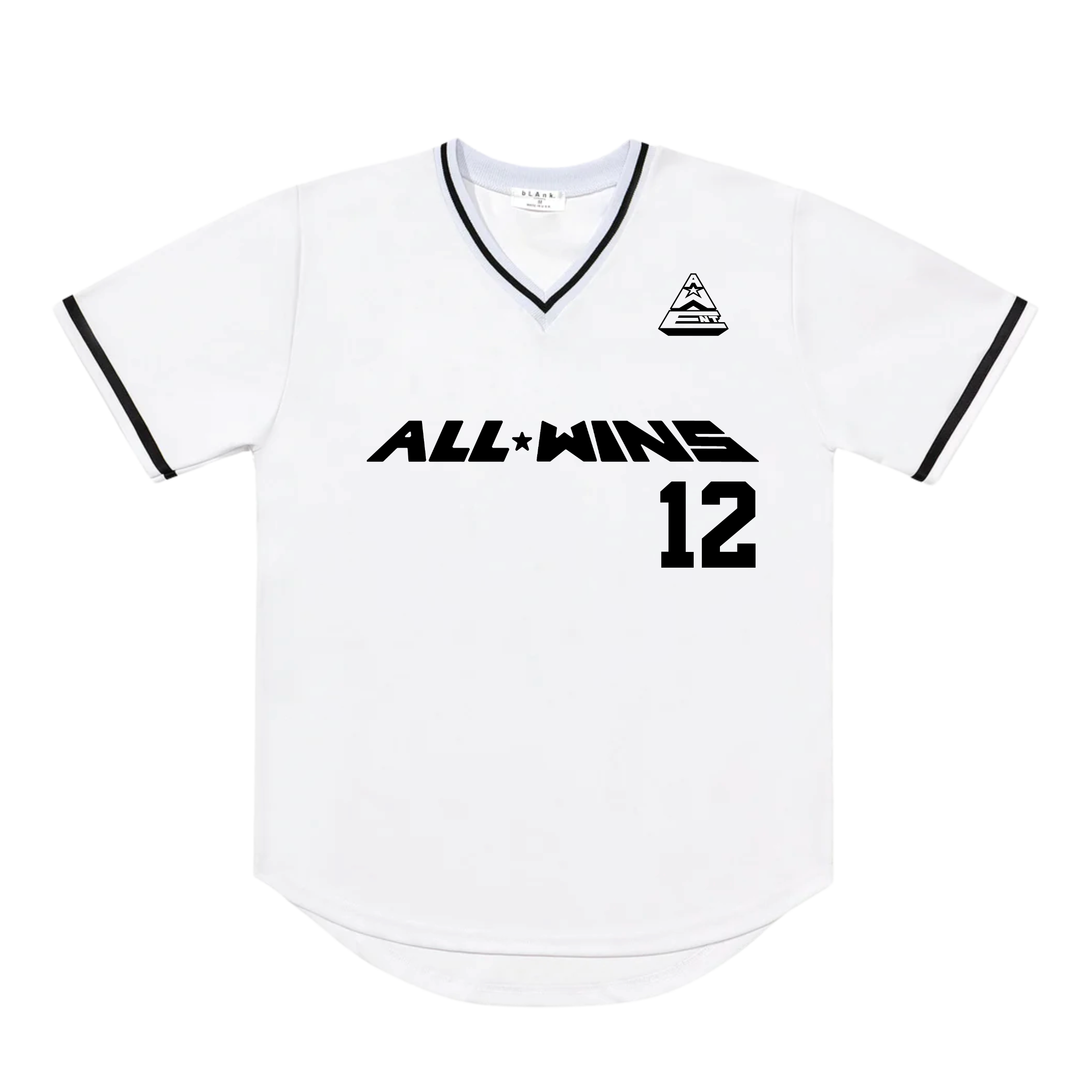All Wins V-Neck Baseball Jersey