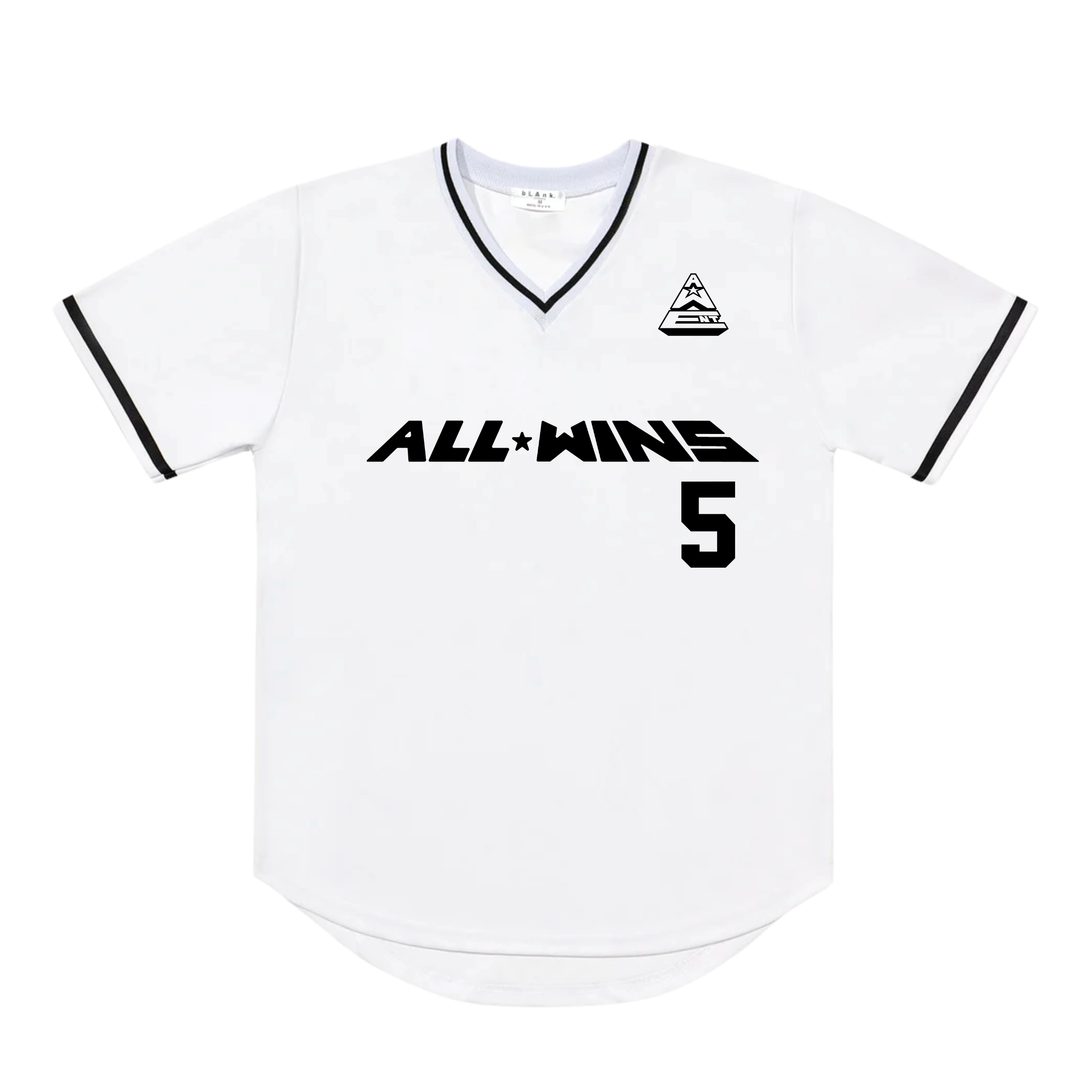 All Wins V-Neck Baseball Jersey